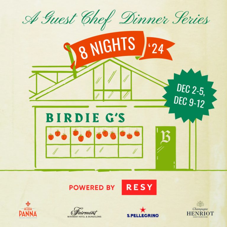 “8 Nights at Birdie G’s” Annual Dinner Series is Back!