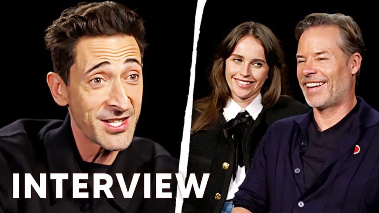 Adrien Brody, Felicity Jones, and Guy Pearce Talk The Brutalist