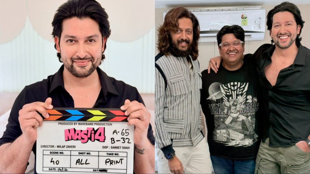 Aftab Shivdasani Drops BTS Photos As He Confirms ‘Shooting Begins’ With Vivek Oberoi & Riteish Deshmukh