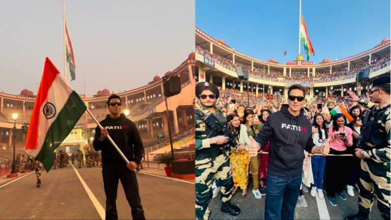 Fateh Promotions: Sonu Sood Pays Tribute To India’s Jawans At Wagah Border, Hosts Special Preview For Them