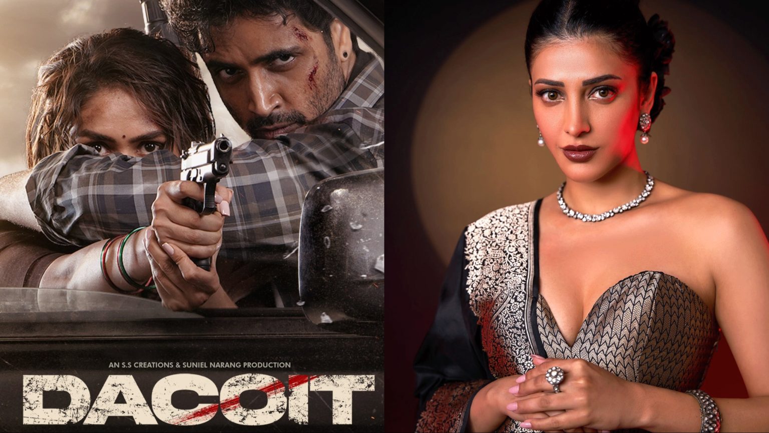 Has Mrunal Thakur Replaced Shruti Haasan In Dacoit? New Poster Sparks Curiosity Amid Adivi Sesh’s Promise For ‘Special Update’ Tomorrow