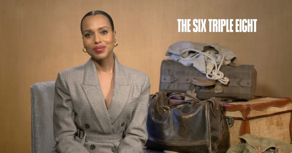 Kerry Washington Talks The Six Triple Eight, Working With Tyler Perry