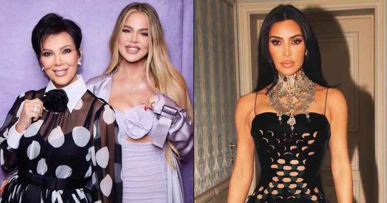 Kris Jenner & Khloe Kardashian Hilariously Twin In Matching Minidresses At Kim Kardashian’s Skims Holiday Party