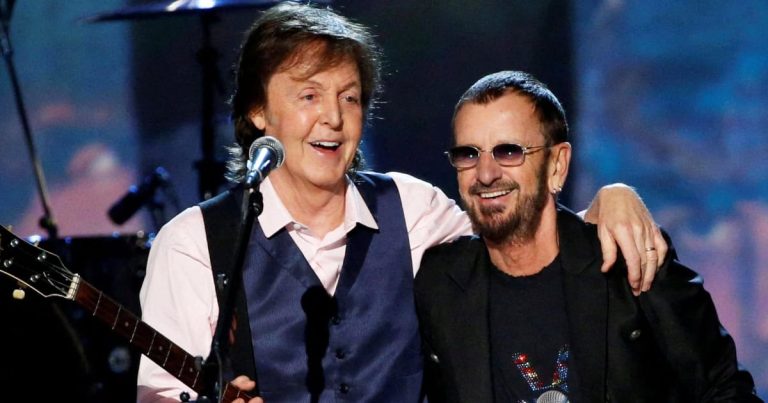 Paul McCartney & Ringo Starr have mini-Beatles reunion