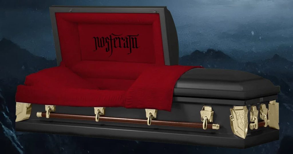 Titan Casket is selling an official Nosferatu coffin