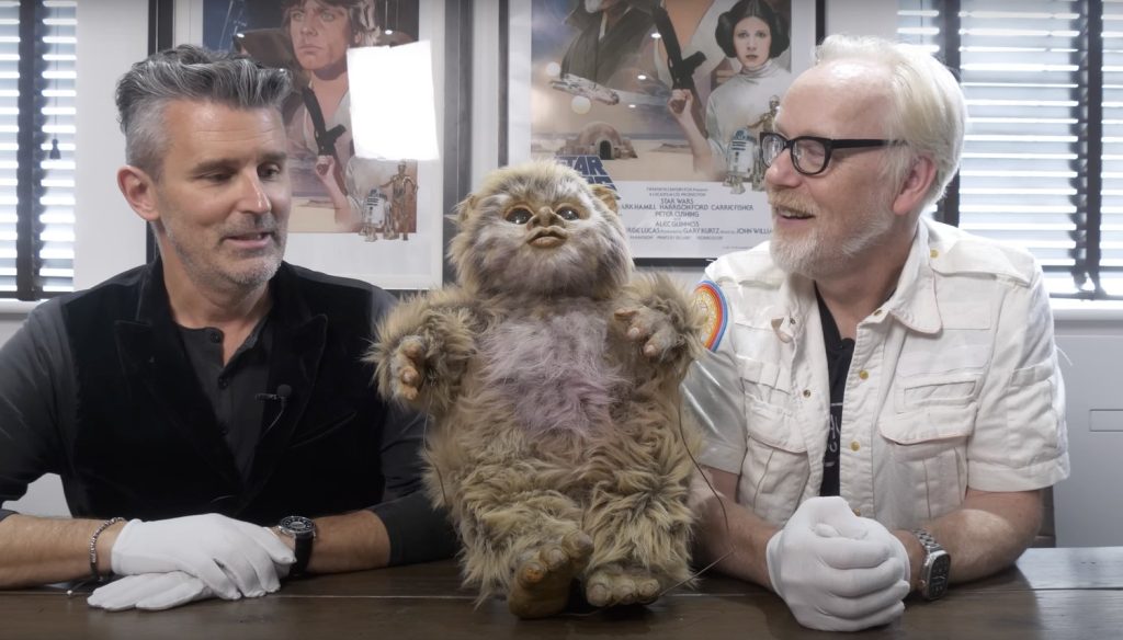 Adam Savage Examins One of the Last Surviving Ewok Puppets From RETURN OF THE JEDI — GeekTyrant