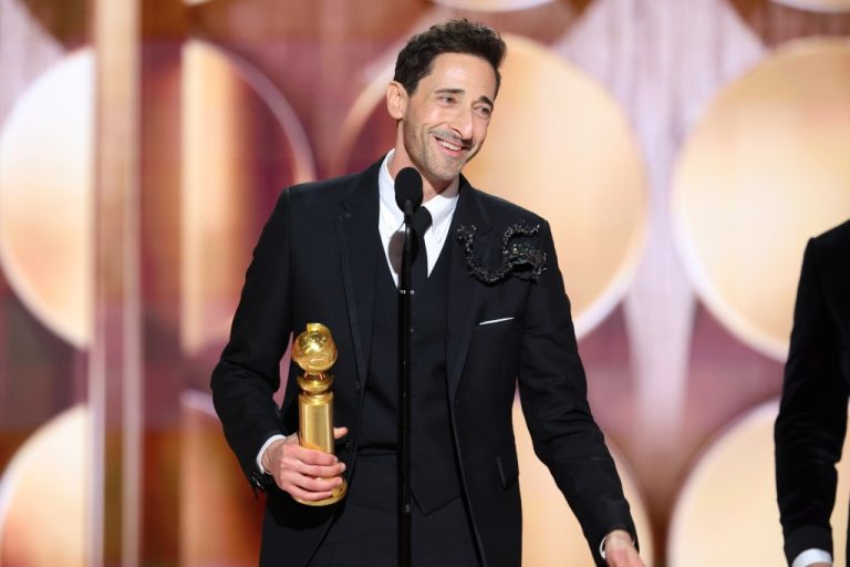 Adrien Brody Wins Golden Globe For Actor In A Motion Picture – Drama