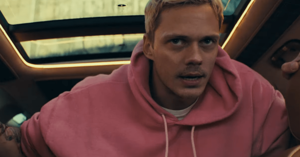 Bill Skarsgård is Trapped in Anthony Hopkins’ Car in Locked Trailer