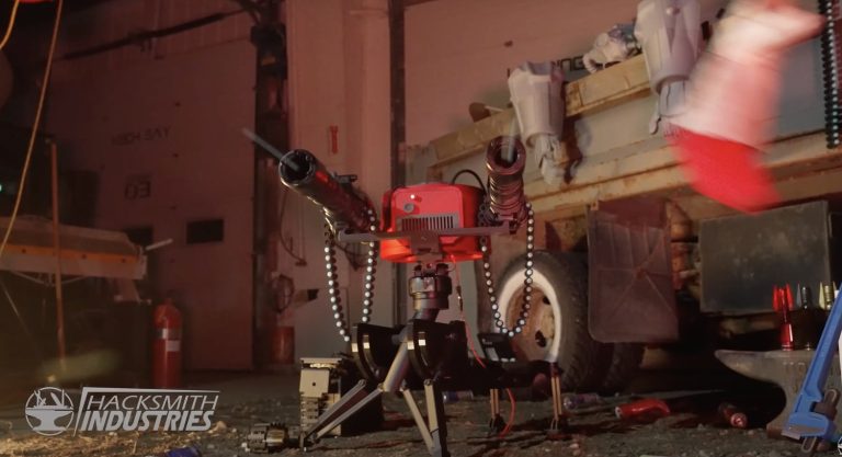 Check Out This Insane NERF Mini-Gun Turret — GeekTyrant