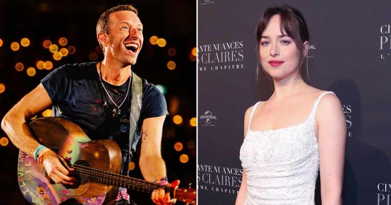 Dakota Johnson & Chris Martin Aces Desi Look In Classic Anita Dongre Outfits During Spiritual Temple Visit In Mumbai