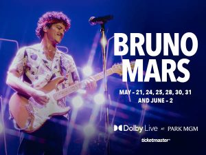 Grammy Winner Bruno Mars Announces Seven 2025 Performances at Park MGM in Vegas