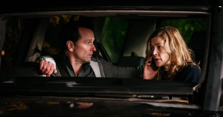 Hallow Road images feature Rosamund Pike, Matthew Rhys