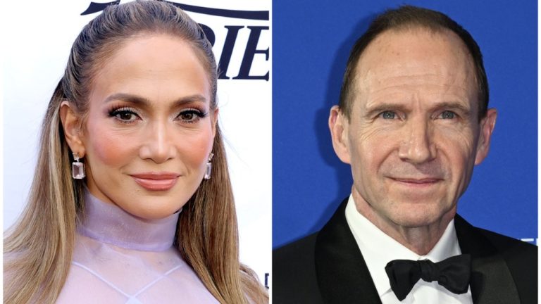 Jennifer Lopez and Ralph Fiennes Reunite at Creative Impact Awards