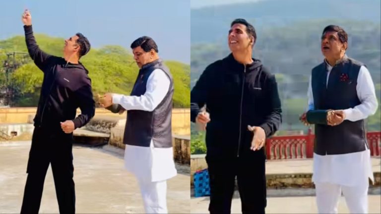 Makar Sankranti 2025: Akshay Kumar Flies Kites With ‘Dear Friend’ Paresh Rawal On The Sets Of Priyadarshan’s Bhooth Bangla