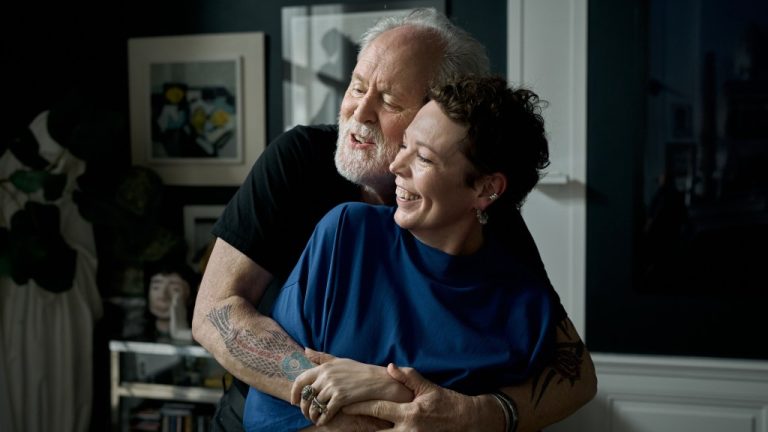 Olivia Colman and John Lithgow in Queer Family Drama