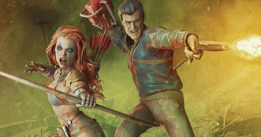 Red Sonja and Ash team up in Army of Darkness crossover comic