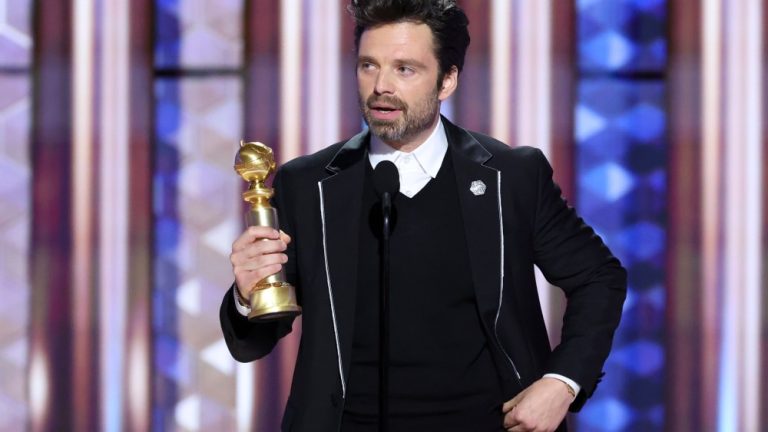 Sebastian Stan Wins Golden Globe for Best Actor in Musical or Comedy