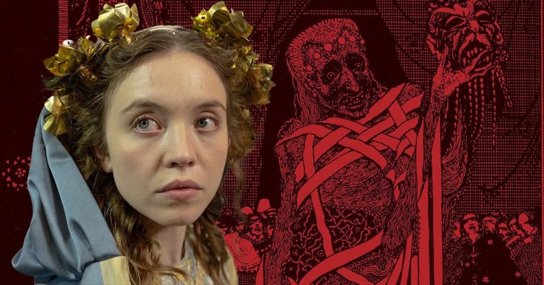 Sydney Sweeney in talks to star in a “darkly comedic” adaptation of Edgar Allen Poe’s The Masque of the Red Death