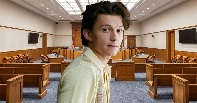 Tom Holland approaches the bench for The Partner, another suspenseful lawyer thriller based on the John Grisham novel