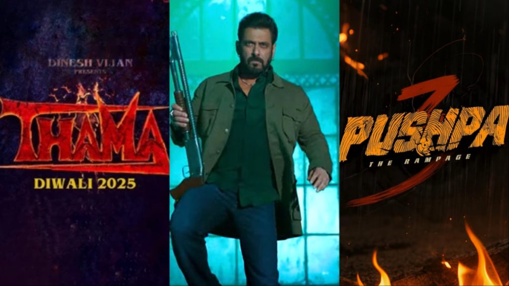 7 BIG Upcoming Films Including Thama, Sikandar, & Pushpa 3!