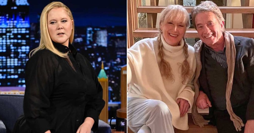 Amy Schumer Hints At Meryl Streep & Martin Short Romance, Says He’s “Off The Market”