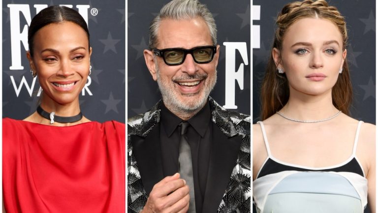 Critics Choice Awards 2025 Red Carpet: Zoe Saldaña, Jeff Goldblum, Joey King and More