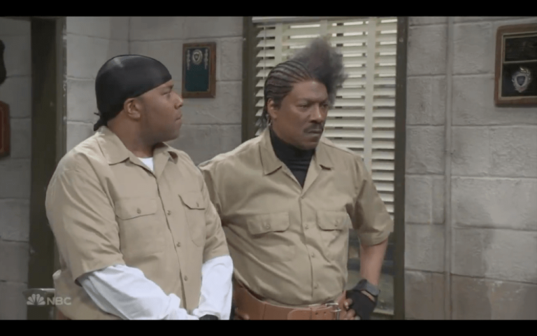 Eddie Murphy, Kenan Thompson And Will Ferrell In “Scared Straight”