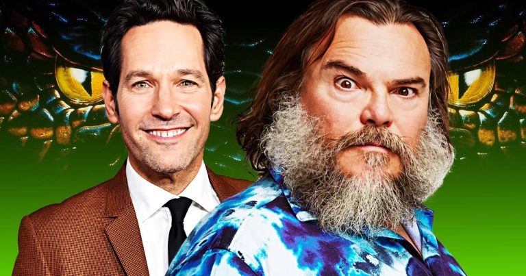 Jack Black and Paul Rudd make beautiful music on the set of Anaconda reboot