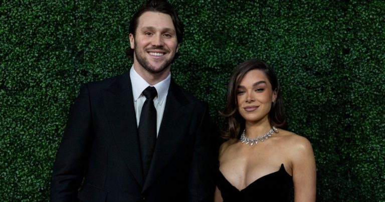 Josh Allen & Fiancee Hailee Steinfeld Kiss After He Wins NFL’s 2025 MVP Award