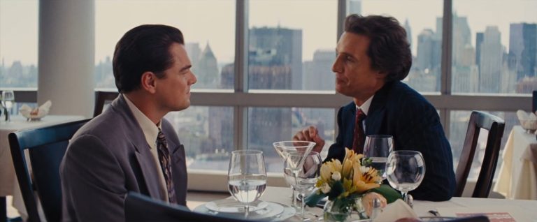 Matthew McConaughey Tells How His Famous Scene With Leonardo DiCaprio in WOLF OF WALL STREET Came About — GeekTyrant