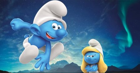 Desi Trill’s lyric video for “Higher Love” features new footage from Paramount Animation’s upcoming Smurfs movie