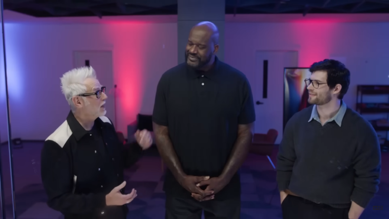 Shaq Gets Some Bad News From James Gunn and David Corenswet in Funny New SUPERMAN Promo — GeekTyrant