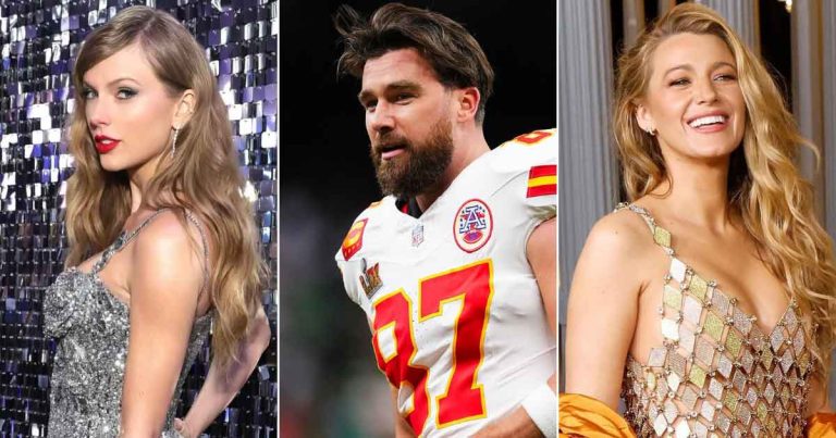 Taylor Swift Supports Travis Kelce At Super Bowl – But Where’s Blake Lively?