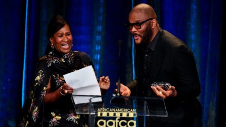 Tyler Perry Salutes Nicole Avant, Amber Ruffin DEI Jokes