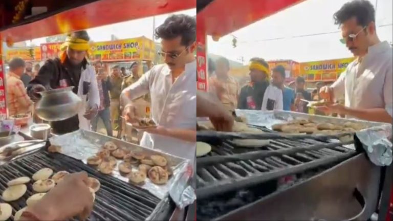 Vicky Kaushal Lives His ‘Desi Foodie’ Moment, Enjoys Bihar’s Famous Litti-Chokha At A Street Stall During Chhaava Promotions