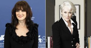 Winona Ryder’s Weird Expressions To Devil Wears Prada Reunion