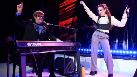 Chappell Roan Duets With Elton John at Oscar Viewing Party