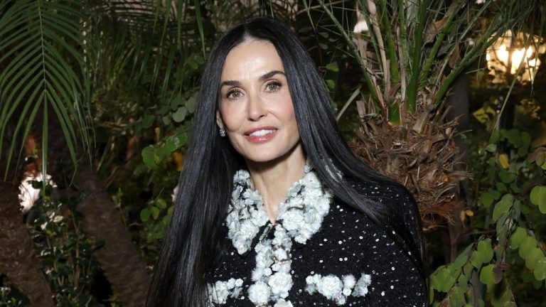 Demi Moore Talks Oscars Final Stretch During Pre-Parties