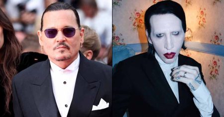 Does Johnny Depp Actually Own Marilyn Manson’s Prosthetic Br**sts?