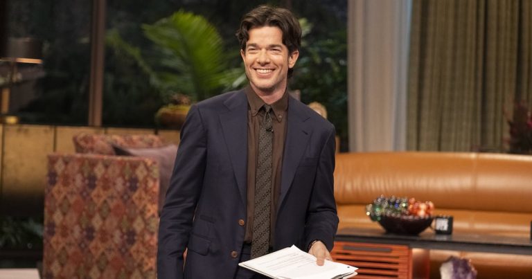 John Mulaney introduces his new show Everybody’s Live