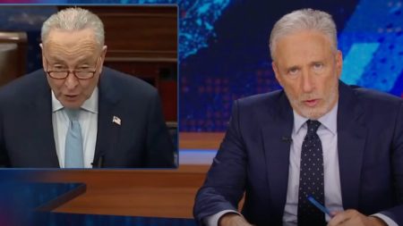 Jon Stewart Slams Chuck Schumer For Passing Republican Spending Bill