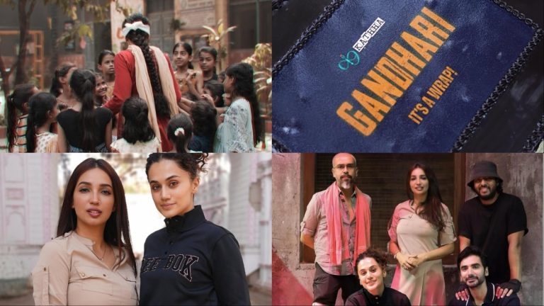 Taapsee Pannu Is EXCITED For Release Of Gandhari, Drops BTS Pics As She Concludes Filming Kanika Dhillon’s Action Thriller