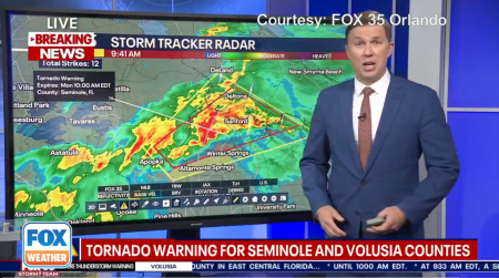 Tornado Hits Florida TV Station As Meteorologist Covers It Live On Air