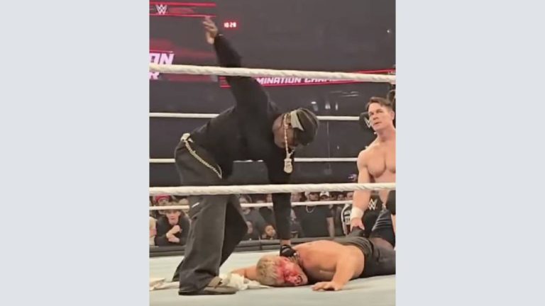 Travis Scott Did Not Pull Punches in Bloody WWE Cody Rhodes Pile-on